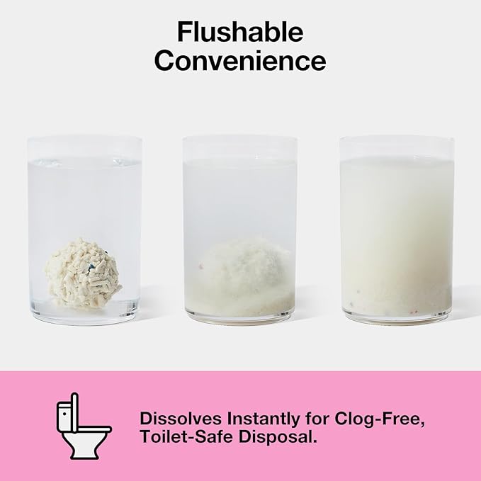 VETRESKA Cherry Blossom Tofu Cat Litter,Natural Pretty Kitty Litter Strong Clumping Flushable Cat Litter Pellets Ultra Absorbent,Dust-Free,Low Tracking,Deodorant Tofu Litter Compostable(5.5lb×4bags)