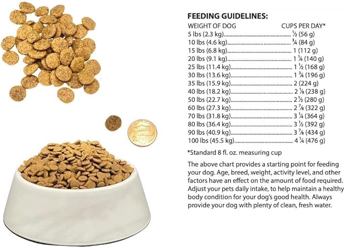 Bench & Field Holistic Natural Adult Dry Dog Food, Chicken Meal and Brown Rice Recipe 12 lb Bag (Pack of 2)