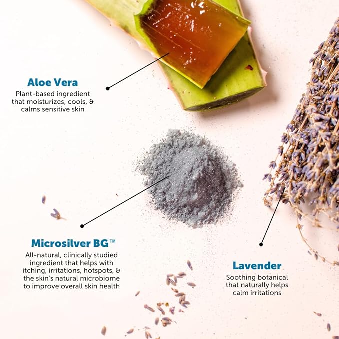 Restore + Soothe Shampoo for Sensitive Skin for Dogs & Cats - Dog Skin and Coat Supplement - Soothes Itching, Irritation and Hot Spots (Lavender) - 12oz