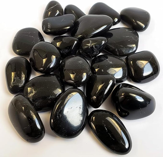 HappyFiller 18 LB Black Pebbles Decorative Polished Terrarium Rocks Stones for Aquarium,Fish Turtle Tank,Fountain,Plants Top Dressing,Cactus,Succulents,Garden Landscaping,0.8-1.6 Inch