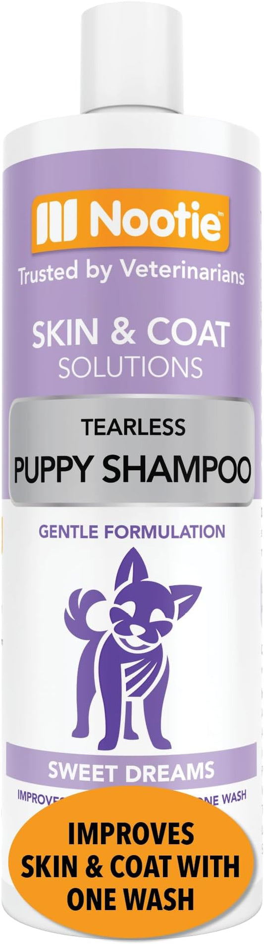 Nootie - Pet Shampoo for Sensitive Skin - Revitalizes Dry Skin & Coat - Natural Ingredients - Gentle Dog Shampoo - Cleans & Conditions 16 oz