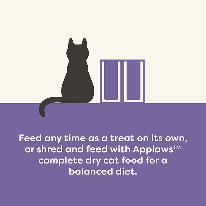 Applaws Natural Cat Treats, Grain-Free, High-Protein Whole Chicken & Tuna Loins, Single-Ingredient Healthy Snack for Cats (12 x 1.06 oz Loins)