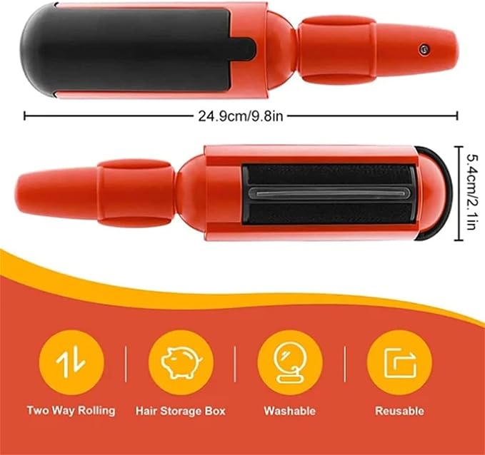 2023 New Pet Hair Remover Roller - Reusable and Washable for Dog/Cat Fur - Best for Couch and Furniture (A-White)