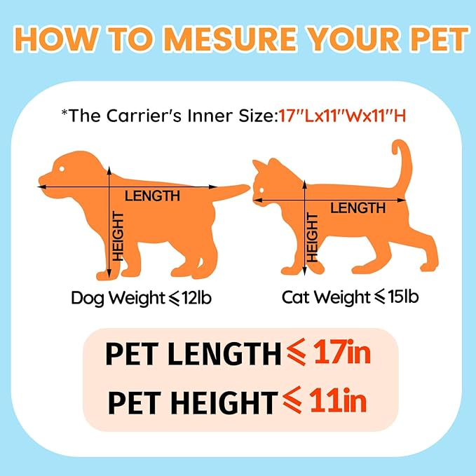 Petskd Top-Expandable Pet Carrier with Wheels 19x13x9 Inches Southwest Allegiant Airlines Approved, Soft-Sided Carrier for Small Dog Under 12 lbs and Large Cat Under 15 lbs(Black)