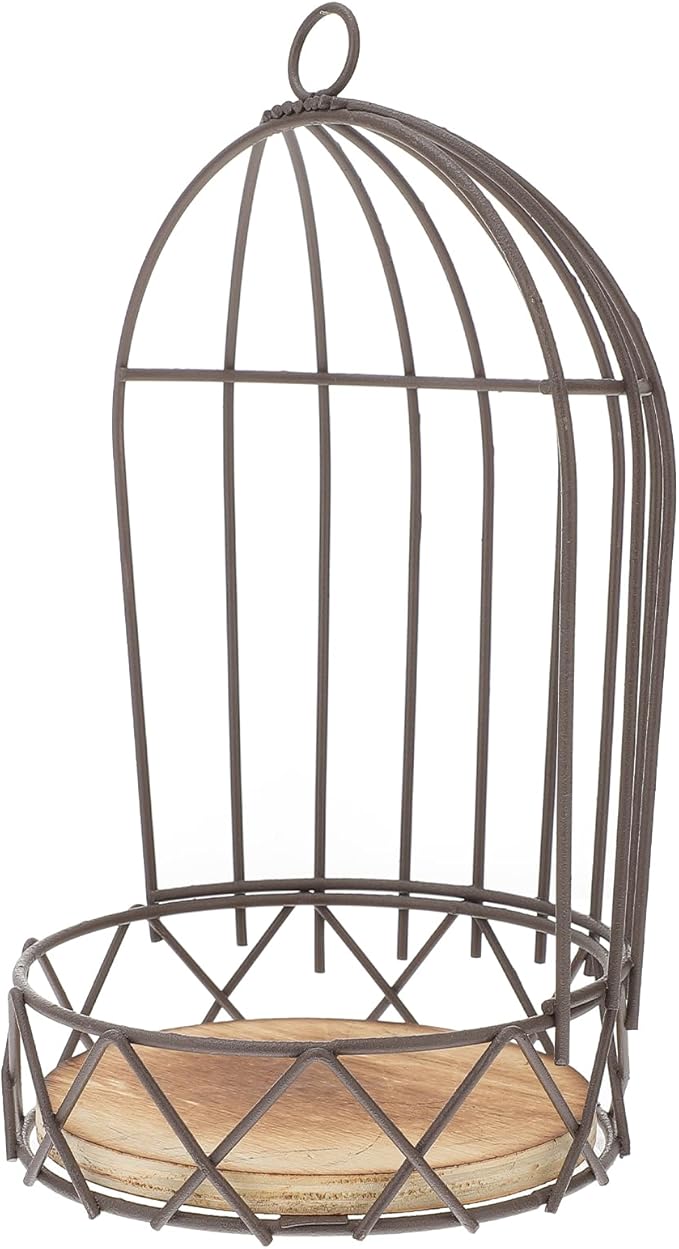 Farmhouse Birdcage Candle Holder Bird Cage Decor Lanterns Decorative Metal Candlestick Vintage Bird Cage Planter Holder Tealight Hanging Birdcage Lantern Flowerpot for Wedding Table Decor