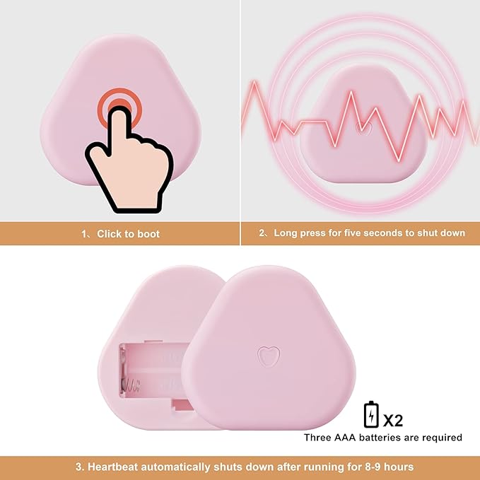 Puppy Heartbeat Toy for Anxiety Relief Dog Behavioral aid Toy for Puppies Sleep Aid Separation Anxiety Soother Cuddle, White