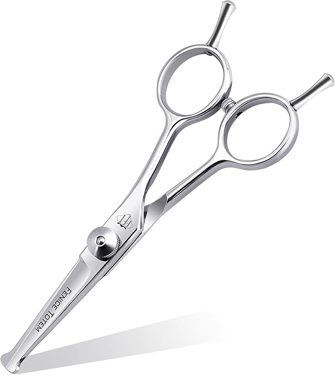 Dog Grooming Scissors: 4.75" Pet Straight Shears Made Of Advanced Stainless Steel Alloy for Trimming Dogs Cats and Other Pets Face and Paws