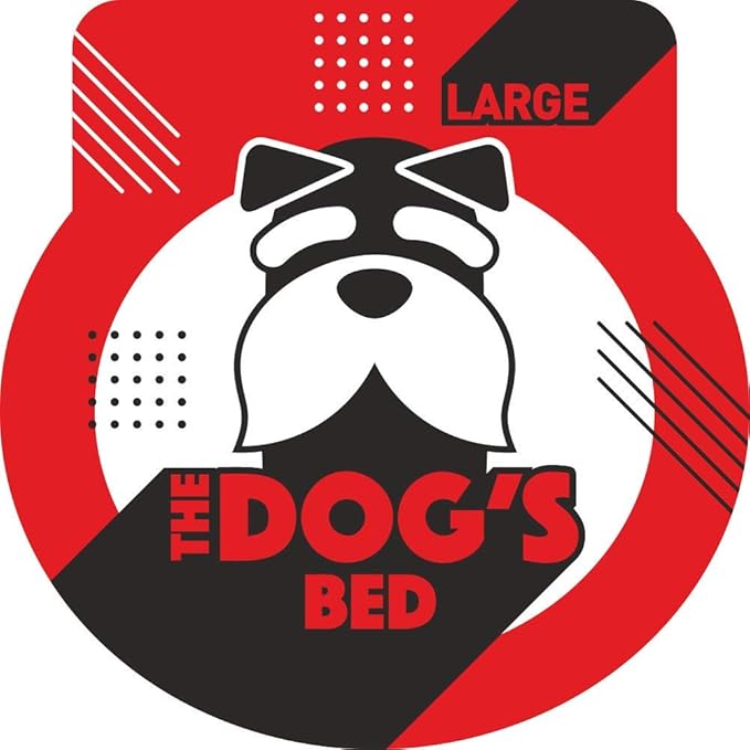 The Dog’s Bed, Large Blue Oxford with Red Trim USA Flag Dog Bed with Central Flag 36x27 Memory Foam, Pain Relief: Arthritis, Post Surgery,Waterproof Washable Cover, Veterinary Approved