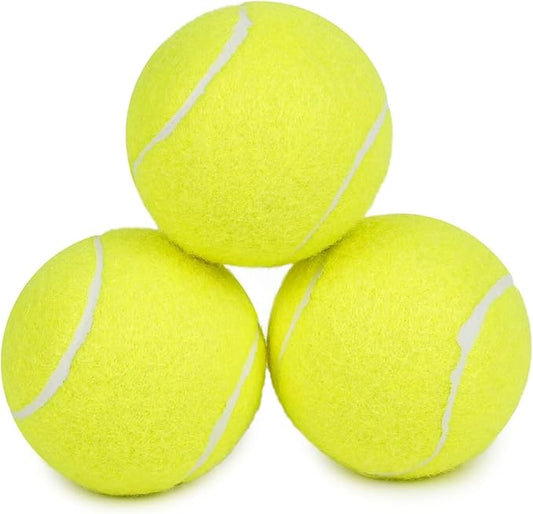 Prime Pets Tennis Balls for Dogs, 2.5 Inch Thick Bouncy Dog Ball, Interactive Dog Toys for Indoor Outdoor, Fetch Balls for Medium, Large Dogs