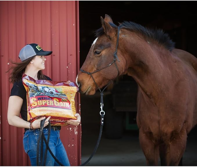 Super Weight Gain 24 lb, Equine Vitamin Mineral, Probiotic & Weight Gain Supplement