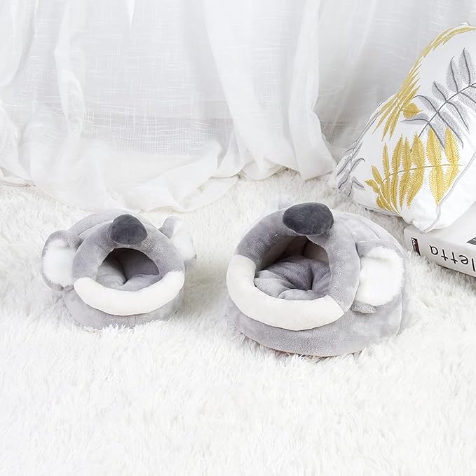 LEFTSTARER Guinea Pig Rat Bed and Hideout for Ferret Hedgehog Sleep and Hide, Hamster Small Pet Animals Supplies Toy Cage Accessories Nest