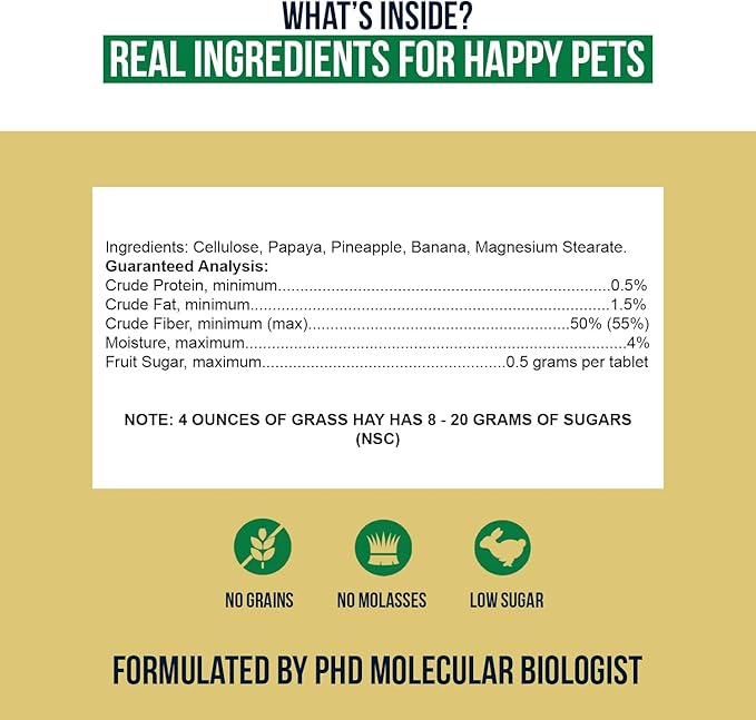 Sherwood Pet Health Snackies for Chinchillas, Rabbits & Guinea Pigs, Grain-Free, Real Fruit, Low Sugar and High in Fiber Treats in Multiple Flavors