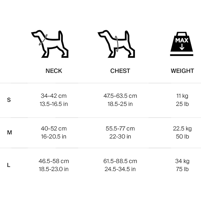Thule Cappy Dog Harness L - Crash-Tested for Safety - Seatbelt passthrough - Adjustable & Easy to Clean - Padded Breathable mesh Panels - Leash Loop - Step-in Design