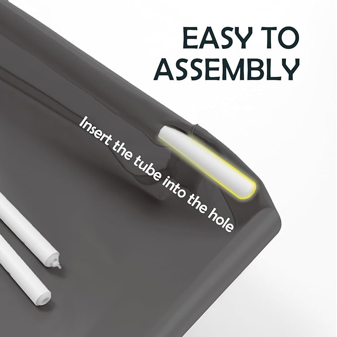 MEEXPAWS Dog Grass Pad with Foldable Dog Litter Box, Large Pee Pad Holder Foldable Liner Base High Side with Odor Free Artificial Grass for Puppy Potty Training Balcony, 2 PCS Reusable Pee Pads