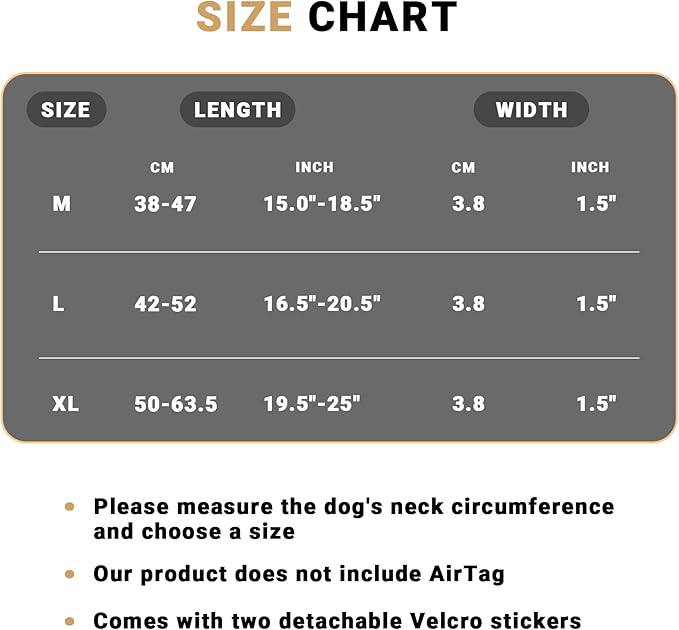 Tactical AirTag Dog Collar Leash Set - Heavy Duty, Adjustable GPS Collar Compatible with Apple AirTag, with Holder & Control Handle for Medium/Large Dogs [ Brown, M ]