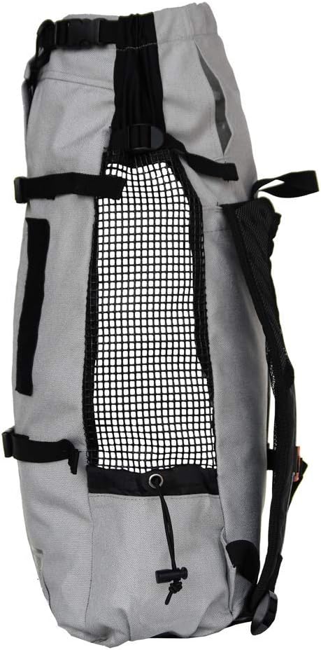 K9 Sport Sack Air 2 - Small, Light Grey - Ideal for Dogs with 13-16” Back Length - Durable, Breathable Backpack-Style Carrier - Perfect for Walks, Short Hikes & Public Transportation