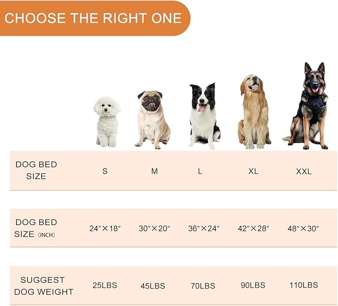 VANKEAN Reversible Cool and Warm Dog Bed Mat for Crates - Stylish Pad With Waterproof Inner Linings and Removable Machine Washable Cover, Firm Support for Small to XX-Large Dogs, Grey