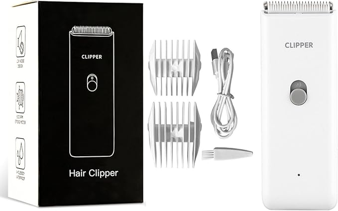 Dog Clippers,Quiet Washable USB Rechargeable Cordless Dog Grooming Kit,Electric Pets Hair Trimmers Shaver Shears for Dogs and Cats White