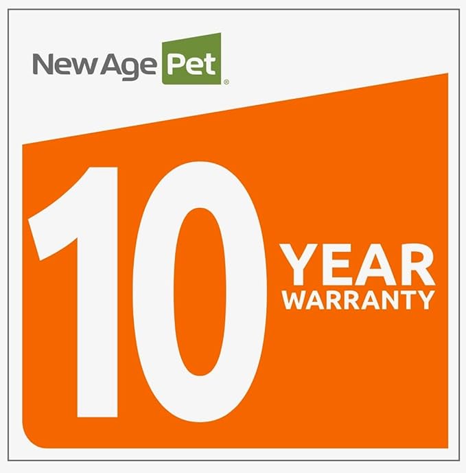 New Age Pet EHHC404XL ecoFLEX Pet Crate/End Table, Antique White, X-Large