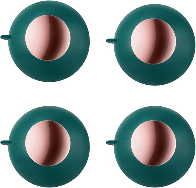 Washable Reusable Gel Lint Roller for Pet Hair, Tecogue Portable Dog Cat Pet Hair Remover for Clothes, Laundries, Sticky Cleaner, Dust Fuzz Fur for Travel Household (Green-4pcs)