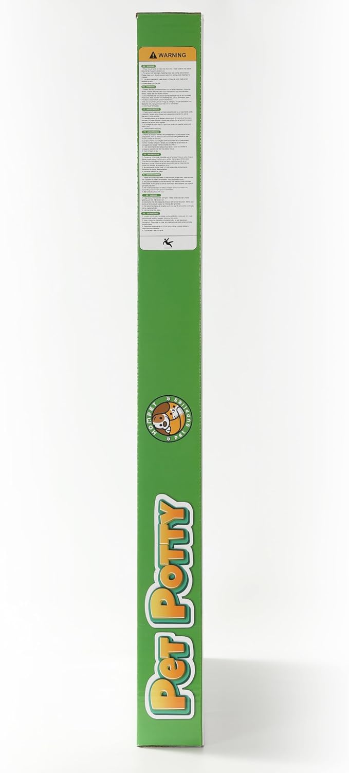 Hompet Dog Grass Pad with Tray Large, 2 Pcs Artificial Grass Training Pads with Pee Baffle Patch Puppy Turf Potty for Indoor and Outdoor Use, Ideal for Small and Medium Dogs (30"×20")