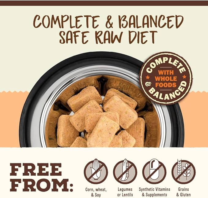 Primal Freeze Dried Raw Cat Food Nuggets Pork, Complete & Balanced Meal or Topper, Premium, Healthy, Grain Free, High Protein Raw Cat Food with Probiotics (5.5 oz)