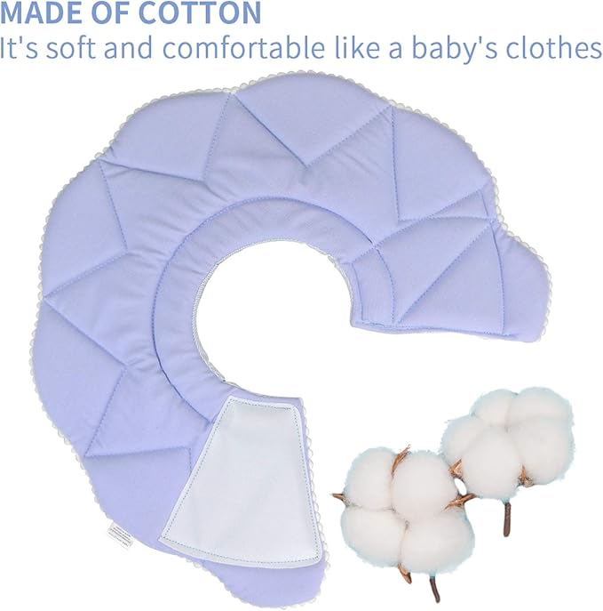 Soft Cat Recovery Collar,Adjustable Dog Cat Cone,Dog Protective Cone Collar After Surgery,for Kitten and Puppy,Small,Blue