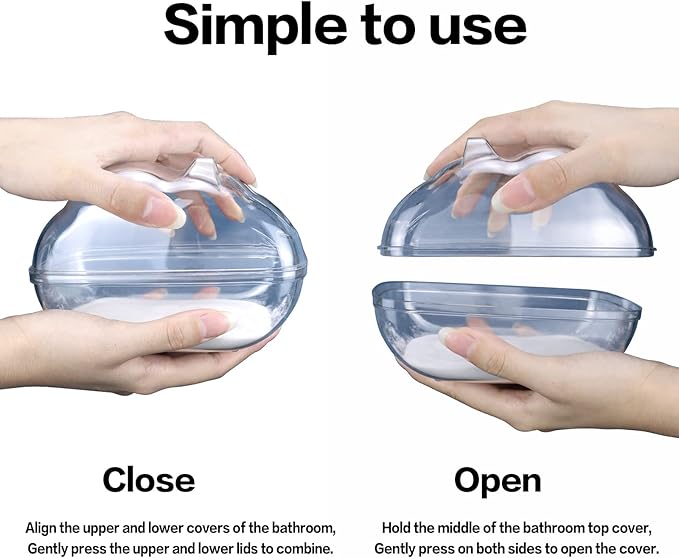 Hamster Bathtub,Hamster Bathroom,Small Animal Habitat Décor,Sand Bath Container Transparent Beds,Hamster Bed,Ice Bathtub,Sleep Pad Nest,Sand Bath Box for Cage Accessories（M）