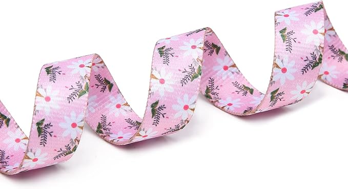 Mercano Adjustable Dog Collar - Special Design Patterns, Soft Nylon Comfortable Durable Pet Collar for Small Medium Large Dogs (XS, Pink White Flower)