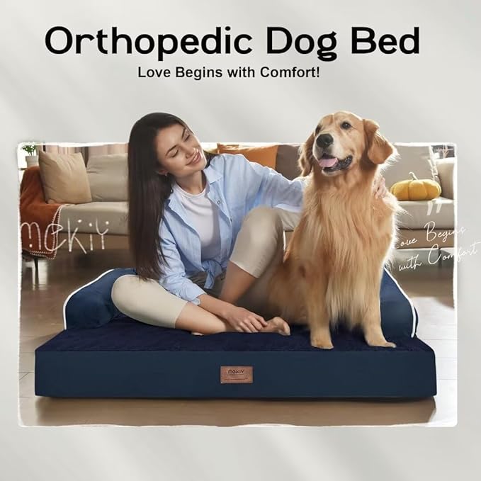 Small Dog Bed and Cat Sofa Waterproof Orthopedic Dog Beds for Small Dogs Cat Bed Comfy Pet Couch Sofa Beds with Washable Removable Cover & Non-Slip Bottom