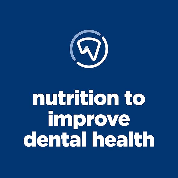 Hill's Science Diet Oral Care, Adult 1-6, Plaque & Tartar Buildup Support, Dry Cat Food, Chicken Recipe, 3.5 lb Bag