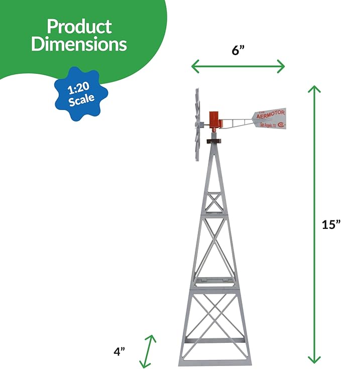 Big Country Toys Aermotor Windmill - 1:20 Scale