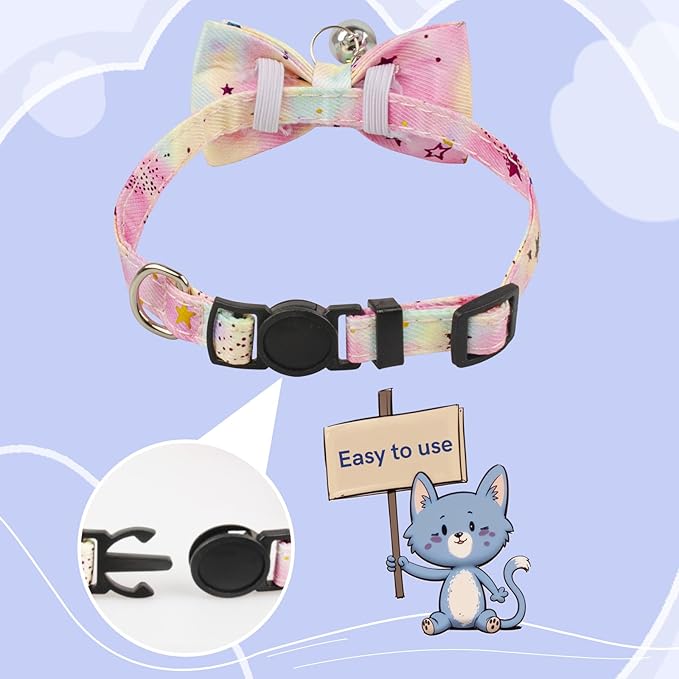 Cat Cone Collar Soft, Adjustable Protective Cats Neck Recovery Cones After Surgery