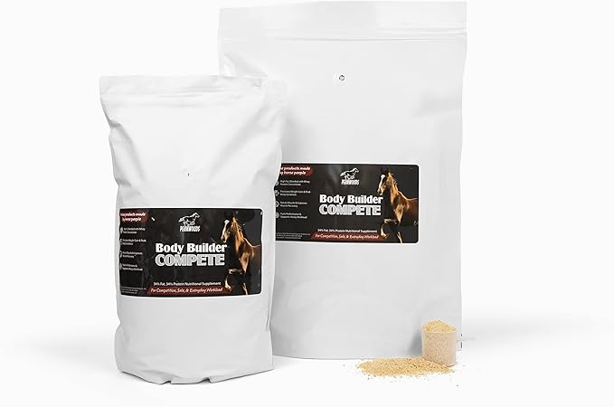 Body Builder Compete: Advanced Horse Weight Gain Supplement, Designed for Competition and Sale, 22lb Bag