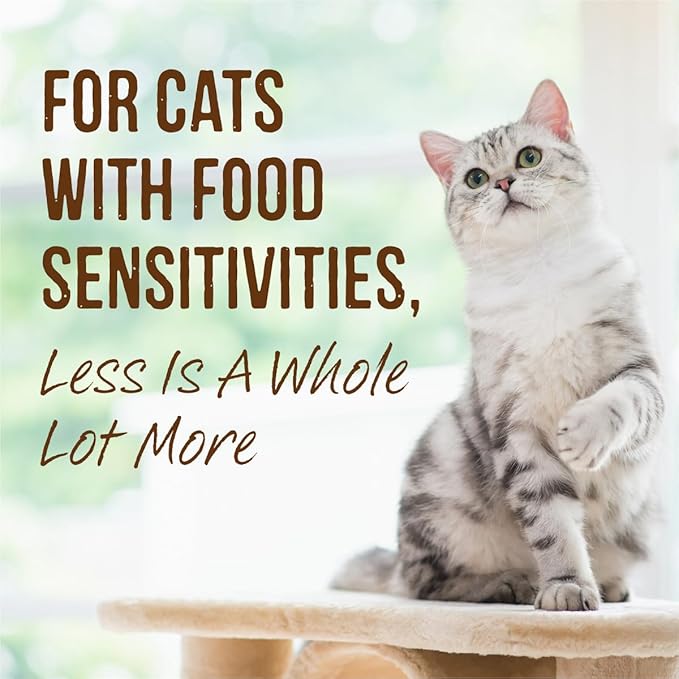 Merrick Limited Ingredient Diet Premium Grain Free And Natural Canned Pate Wet Cat Food, Chicken Recipe - (Pack of 24) 2.75 oz. Cans