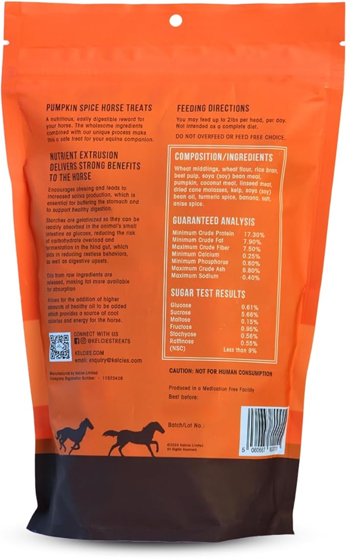 Horses Treats - Low Sugar, Starch, and Carbohydrates | Healthy Treats for Horse Supports Superior Digestion 1 Pound (Pack of 1)