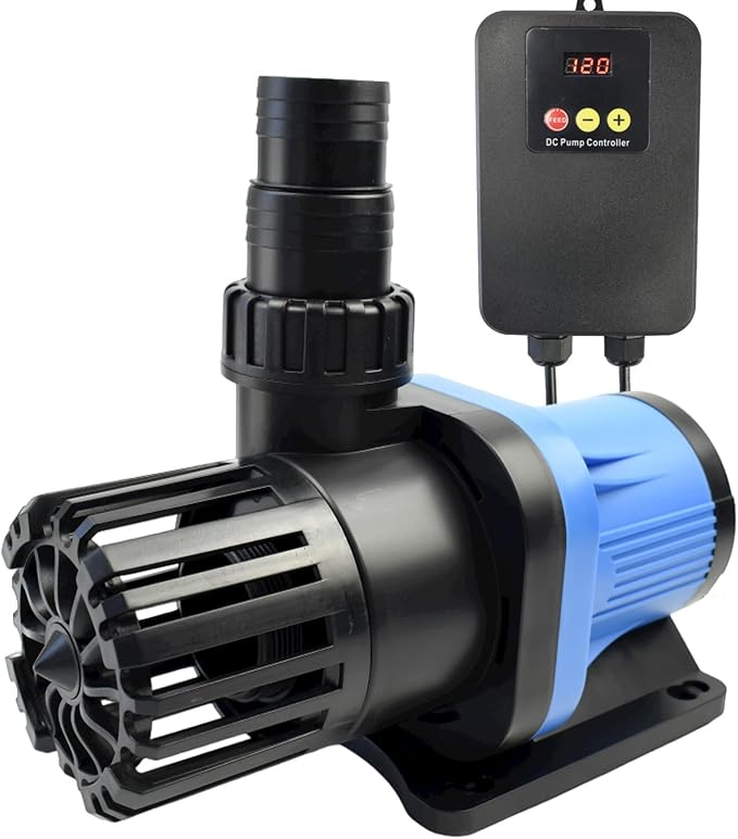 CONQUERALL 6600GPH 27.9ft 160W 36V Pond Pump CHS-25000 High Flow Submersible Water Saving Energy Fountain Aquarium Saltwater,Koi Lake, Aqua Oxygenation, Fisht Farm NdFeB Magnet Warranty