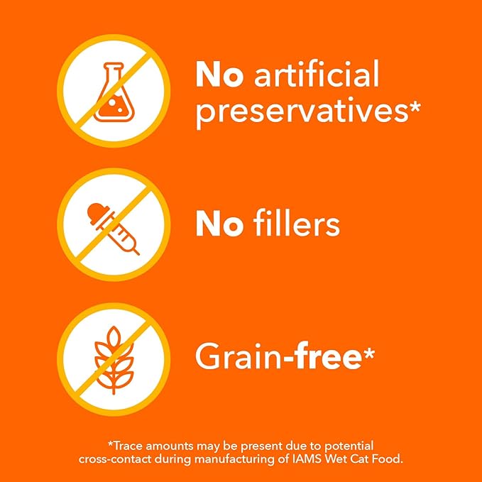 IAMS Perfect Portions Healthy Adult Wet Cat Food Pate, Chicken and Tuna Recipe Variety Pack, Easy Peel Twin-Pack Trays (12 Count, 24 Servings) (Pack of 2)