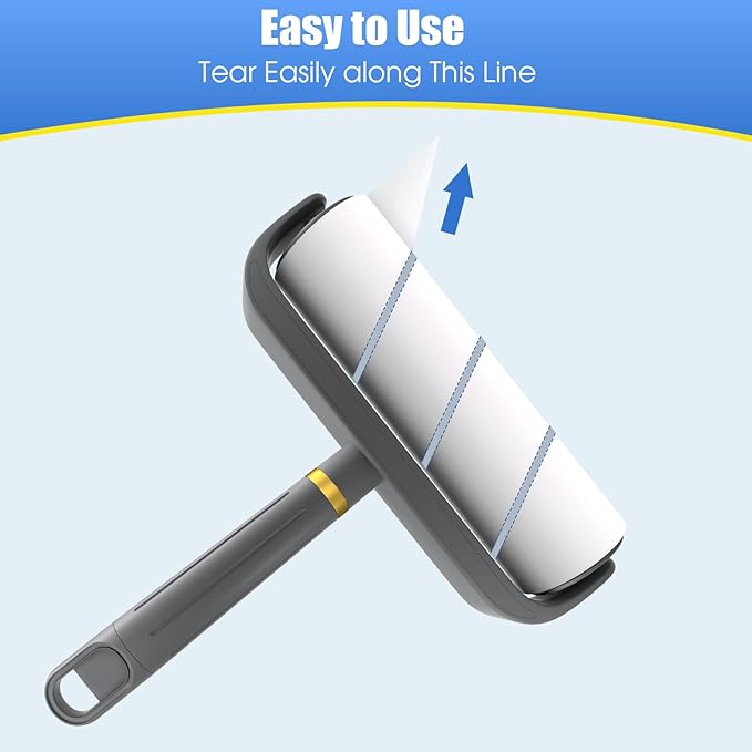 COBETE Large Surface Lint Rollers for Pet Hair Extra Sticky, 100 Sheets Mega Value Set, Dog and Cat Lint Remover for Clothes, Couch, Furniture,Pick Pet Hair Up