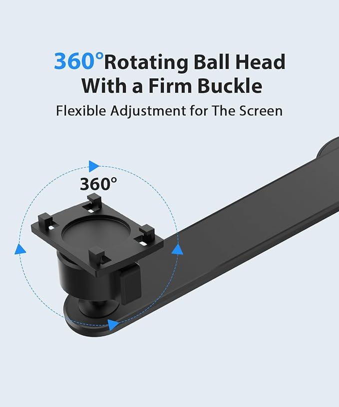 AUTO-VOX Wireless Backup Camera Kit: 5" Monitor, Dual Solar 5A Cams, Bendable Mount – Dual View for RV, Horse/Boat Trailer, Cargo, Campsite & Safe Parking