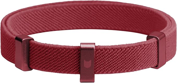 Safety Cat Collar - U.S. IDA Gold Award Design, Stretchy Elastic Quick Release Non Breakaway Cat Collar Light Weight for Kitten All Small Medium Large Cats (Burgundy, S (5.9-11.8 inch))