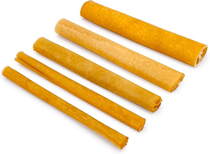 ValueBull USA Pig Skin Retriever Rolls, 6 Inch, Smoked, 10 Count - Premium USA Pork Hide Dog Chews, One-Piece, Easy Digestion, High Protein