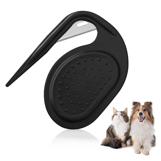 Multifunctional Pet Grooming Tool - Knotting Comb for Cats and Dogs, Hair Removal Tool for Loose and Knotted Fur, Knot Remover and Opener