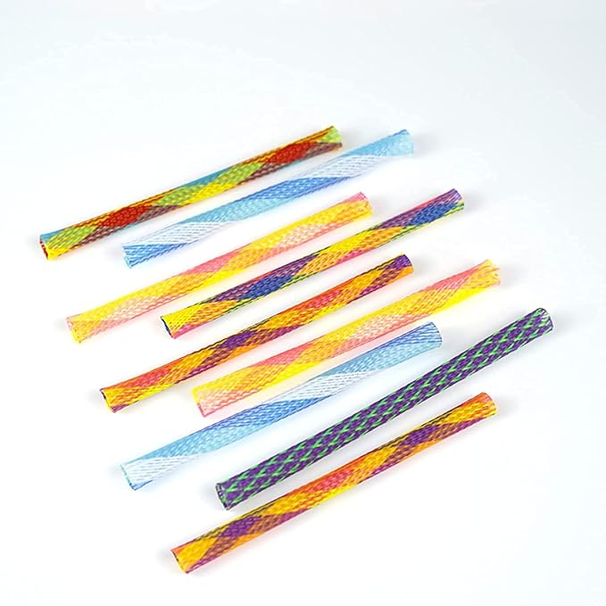 ISMARTEN 45-Piece Cat Toy Set - Springs, Balls, Tube, Pom Poms for Kittens to Swat, Bite, Hunt (Random Color)