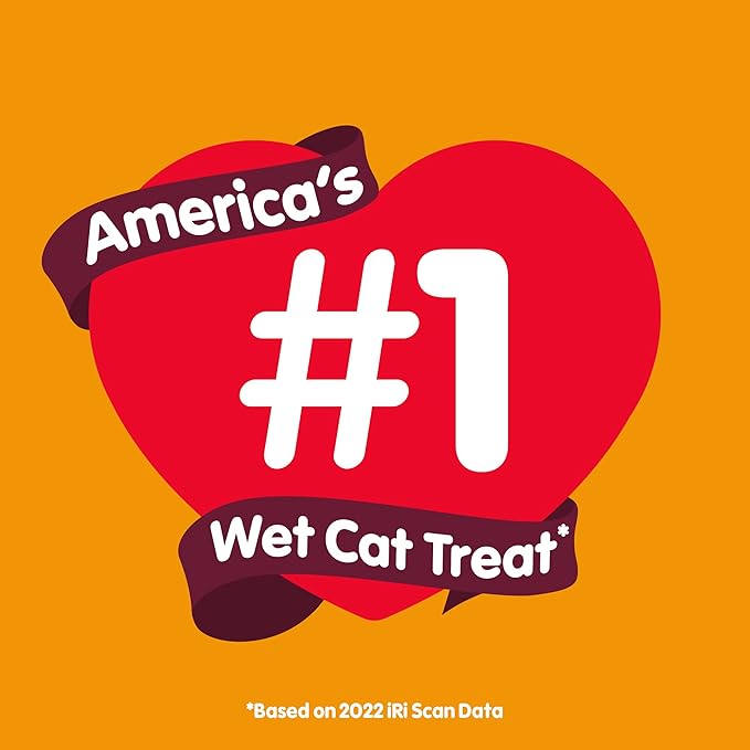 Hartz Delectables Bisque Lickable Wet Cat Treats for Senior Cats, Senior Variety 12 Countt