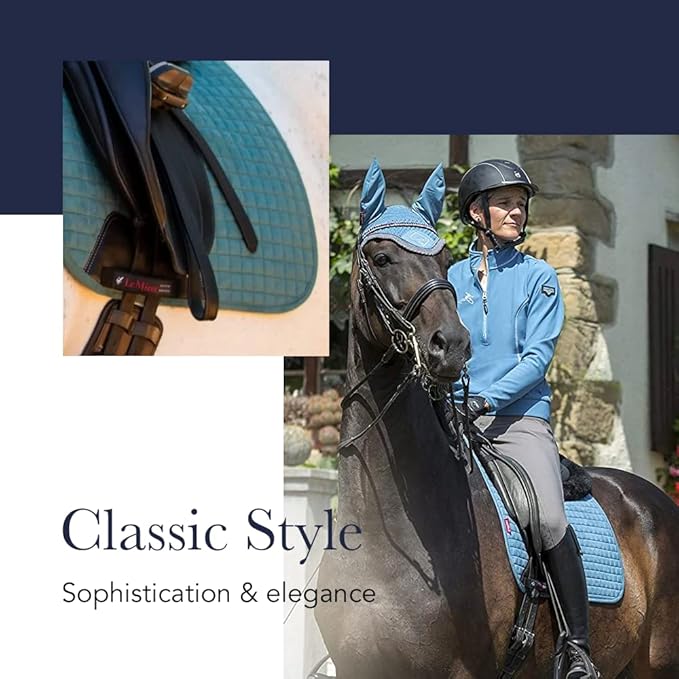 LeMieux Suede Dressage Square - English Saddle Pads for Horses - Equestrian Riding Equipment and Accessories