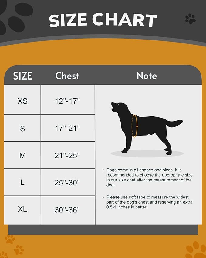 MIDOG No-Pull Dog Harness | Adjustable & Reflective Pet Harness Leash Set for Small Medium Large Dogs Walking, Training| No Choke, Front Clip, Soft Padded Vest with Easy Control Handle - Black, XS