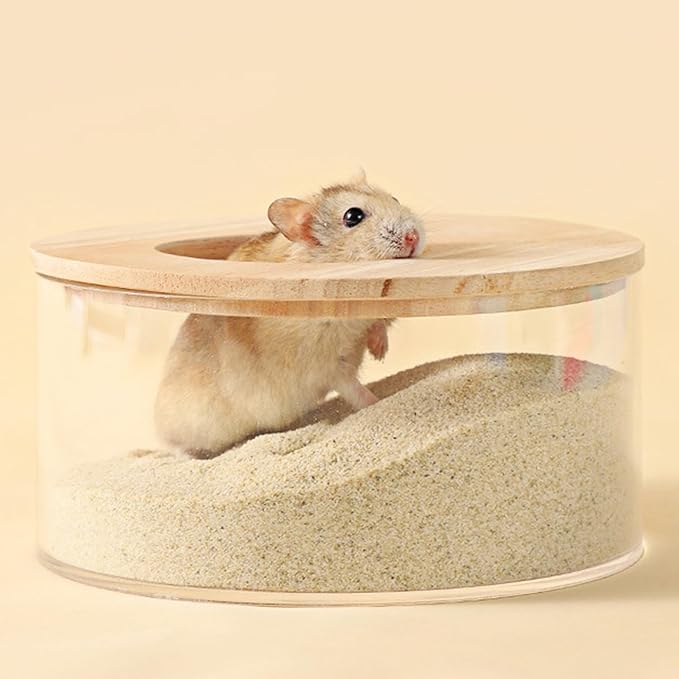 DR.DUDU Hamster Bath Sand, 12lb Dust Free Desert Sand or Potty Litter Sand for Hamster Chinchillas Gerbil Syrian Mice Small Animals (Beige)