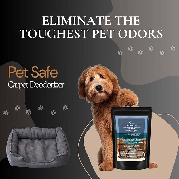 Endless Escape Carpet Freshener Powder 16 oz | Powerful Odor Eliminator for Home | Upholstery Deodorizer | Carpet Deodorizer | Pet Urine | Cat Litter Box | Endless Escape Fragrance.