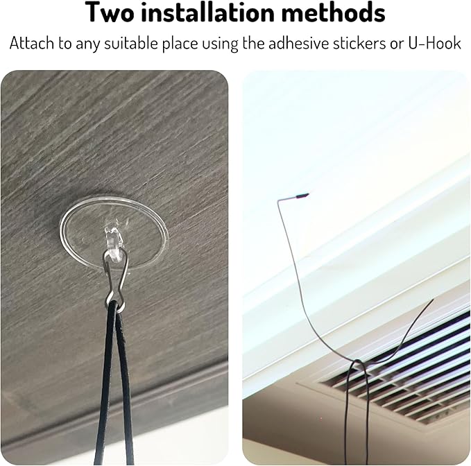 Hanging cat Toys mice with Squeaky Sound 3PCS, Retractable Teaser Toy, Interactive cat Toys for Indoor Bored Kitten Self Play Chase Exercise, Mental Physical Stimulation for All Breeds